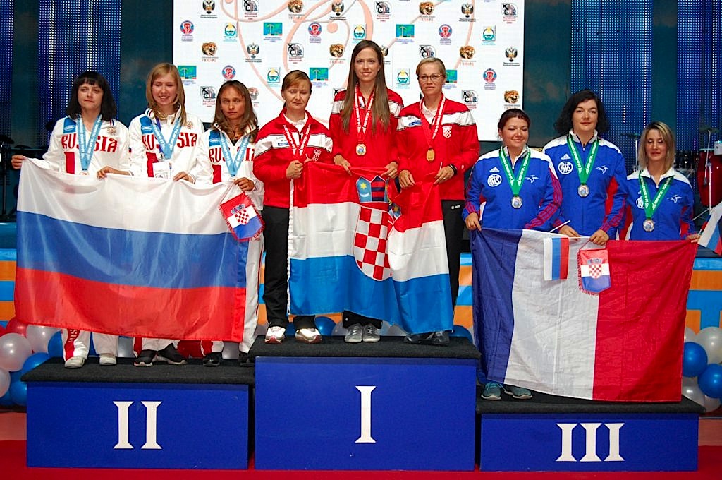 1 CROATIE - 2478 Pts ; 2 RUSSIE - 2431 Pts ; 3 FRANCE (Regniez / Pernin / Guillaume) - 2409 Pts