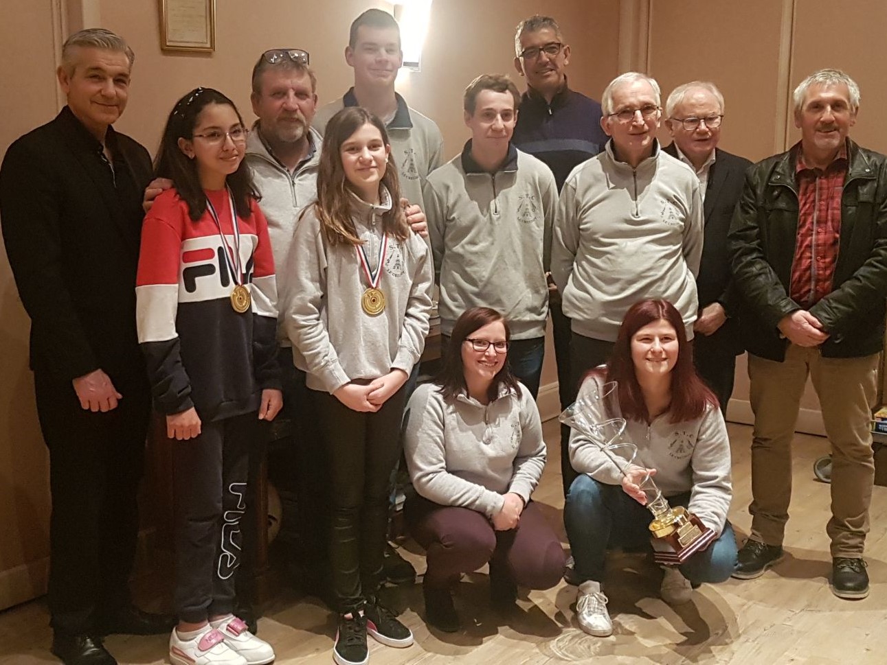 Reconnaissance sur les résultats de la STC les sportifs félicités et récompensés par la Ville du Creusot