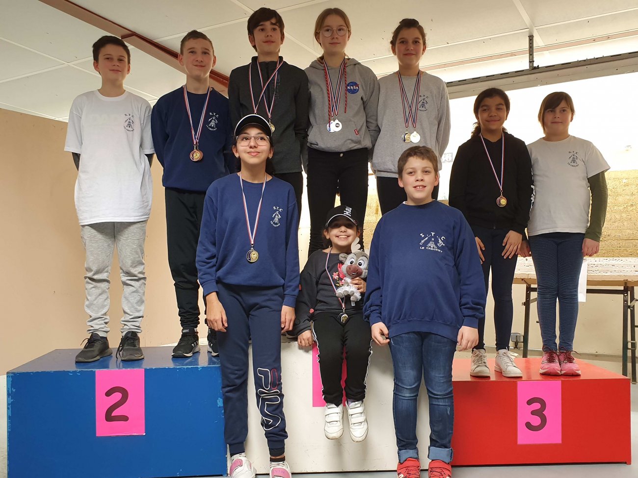 Les jeunes du Creusot récoltent 12 podiums au Critérium de Châtenoy-le-Royal
