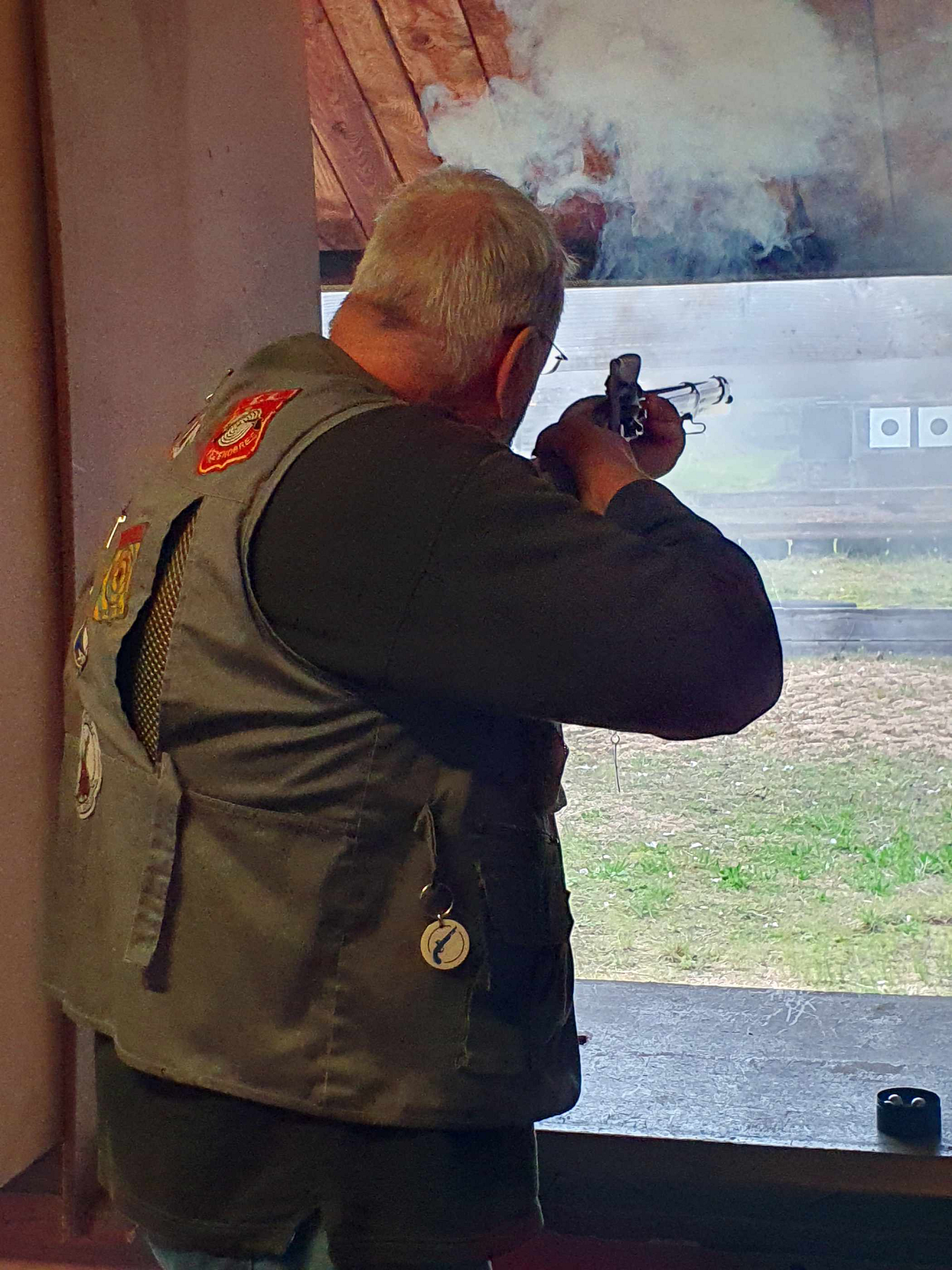 Championnats Départementaux Armes Anciennes, le Creusotin Bernard Gerbeau a fait parler la Poudre