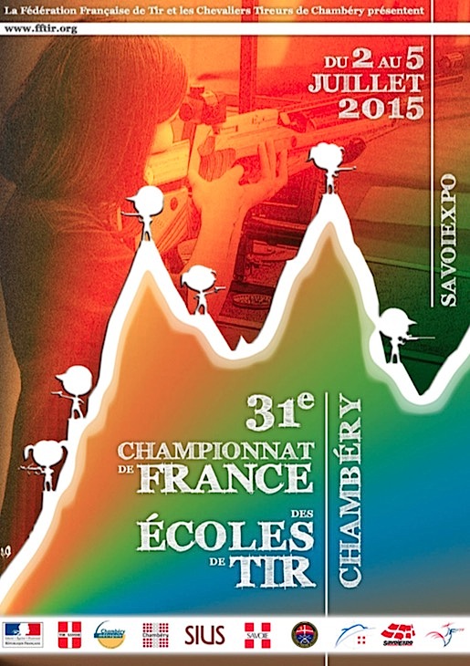Championnat de France des Ecoles de tir 2015 du 2 au 5 juillet 2015 à Chambéry (73 Savoie)