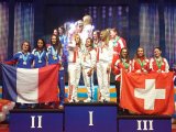 Podium 1. RUSSIE - 1162 Pts ; 2. FRANCE (Paimblanc / Chevance / Matte) - 1161 Pts ; 3. SUISSE - 1141 Pts
